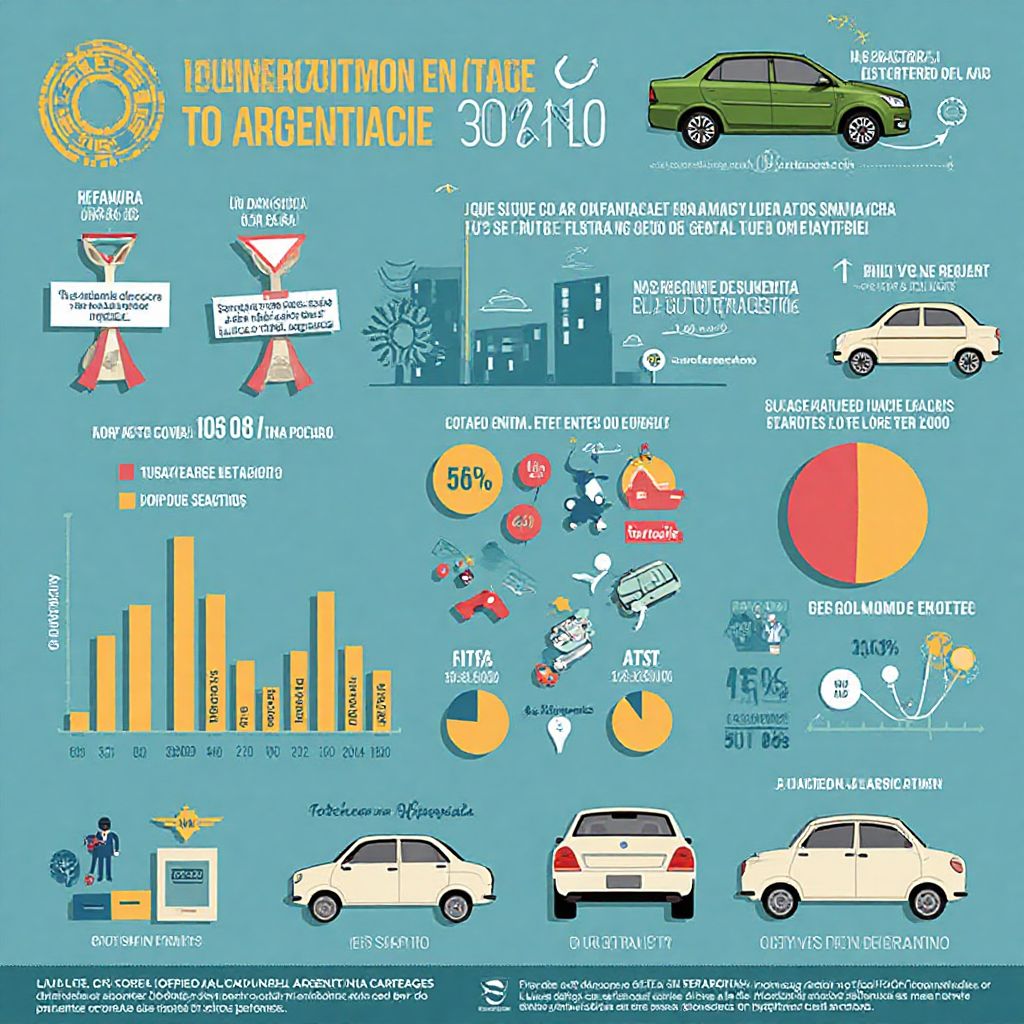 Infográfico sobre seguros en Argentina